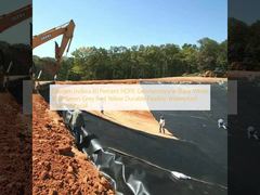 Índice de Oxígeno≥30 Porcentaje Geomembrana de HDPE Negro Blanco Azul Verde Gris Rojo Amarillo Material de Revestimiento Duradero Flexible Impermeable