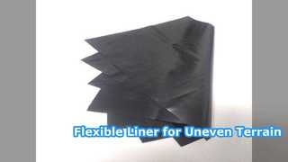 Geomembrana flexible LLDPE LDPE para terrenos irregulares