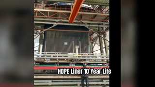 Revestimiento de geomembrana de HDPE de 10 años de vida útil