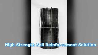 Geomalla uniaxial de alta resistencia para refuerzo de suelos