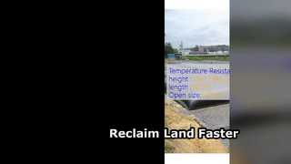 Tubos de deshidratación de geotextiles para recuperación