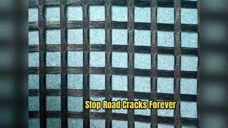 Geomalla de fibra de vidrio para una estabilización duradera de las carreteras