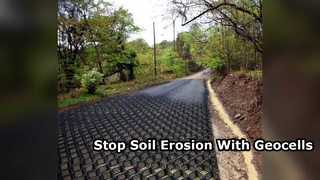 Rejilla de grava HDPE Geocell para construcción de carreteras