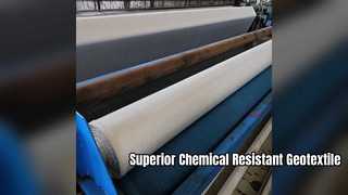 Geotextil tejido resistente a productos químicos para entornos hostiles