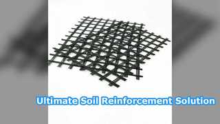 Geomalla uniaxial de alta resistencia para estabilización de suelos