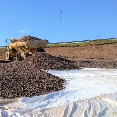 Geotextil Tejido de Polipropileno PET de Grado Industrial 300g Duradero para Terraplén de Río