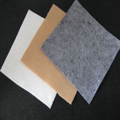 Tejido de geotextil de fibra corta no tejida de calidad superior perforado con aguja para estabilización del suelo