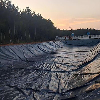 Revestimiento de geomembrana de HDPE de cisterna de recolección de agua de lluvia para almacenamiento subterráneo de retención