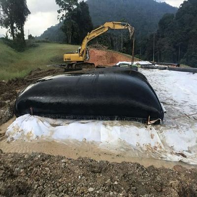 Excellent Chemical Resistance Geotextile Dewatering Tubes Sandfilled Cofferdam Reclamation Land Reclamation Circumference 126m 157m