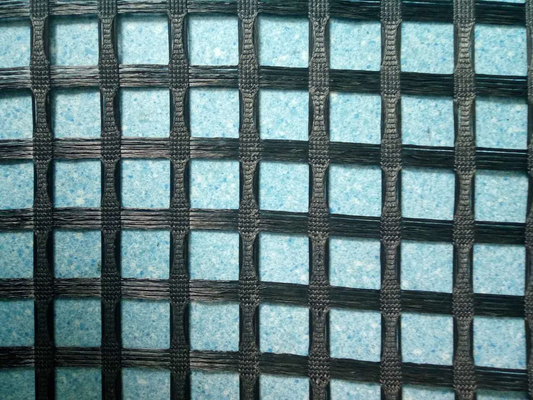 Estabilización de tierra Mesh Fiberglass Geogrid Alkali Resistant del pavimento del cemento