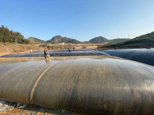 Arenas negras Tubos de desaguada de geotextiles Renascencia de tierra de represas llenas de arena que ofrecen resistencia y rendimiento a altas temperaturas