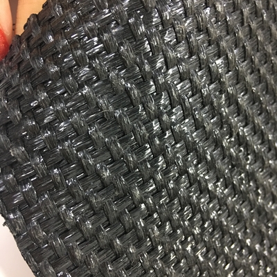 PP80 84kn / 84kn Geotextil tejido negro