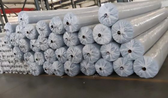 Poliéster polipropileno tejido de geotextil, resistencia a la tracción 50KNm 1200KNm diseñado para el refuerzo del suelo y el control de la erosión