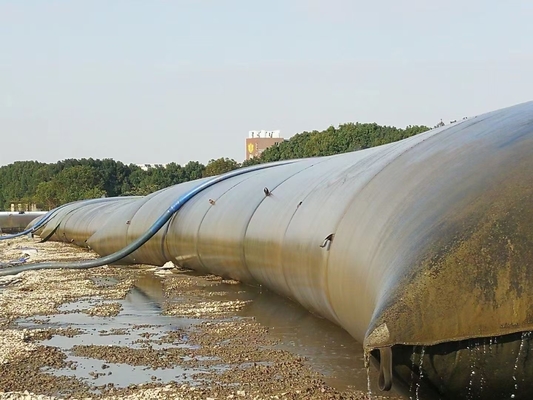 Tubos de deshidratación de superficie lisa de geotextil para deshidratación de lodos de aguas residuales