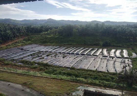 0Bolsas de filtro de tamaño abierto de.4 mm en negro/arena para filtración de alta resistencia en aplicaciones industriales