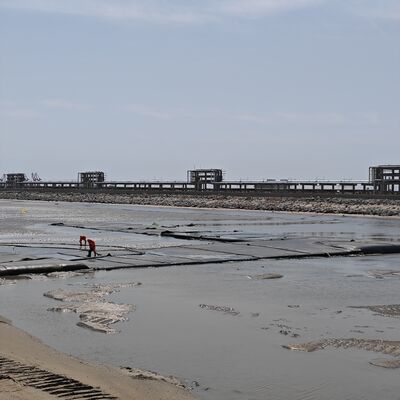 Tubos de deshidratación de geotextil de alta permeabilidad para proyectos de tratamiento de lodos municipales