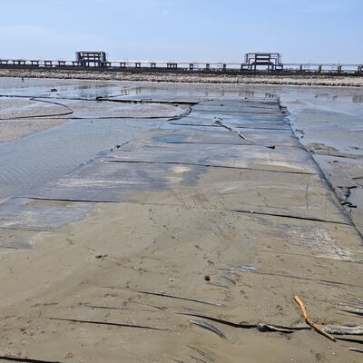 Tubos de Geotextil Tejido Resistente a Altas Temperaturas para Deshidratación de Lodos de Aceite de Palma