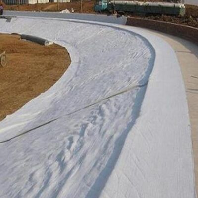 Geotextil no tejido de poliéster punzonado con aguja de 200g 250g para drenaje de muros de contención