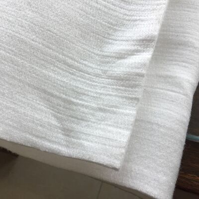 Geotextil no tejido perforado con aguja de fibra corta PET de alta resistencia