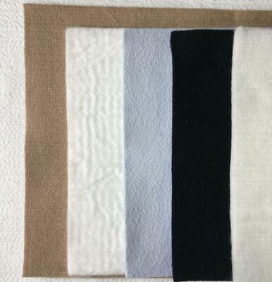 Tejido de geotextil de fibra corta no tejida de calidad superior perforado con aguja para estabilización del suelo
