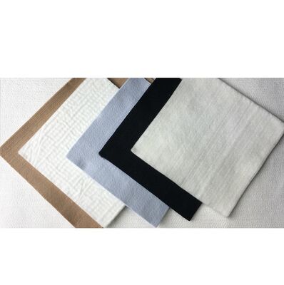 Tejido de geotextil de fibra corta no tejida de calidad superior perforado con aguja para estabilización del suelo