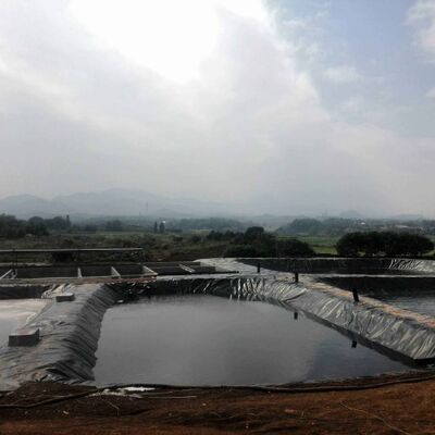 Revestimiento de geomembrana de HDPE seguro para peces para embalses de riego agrícola en estanques