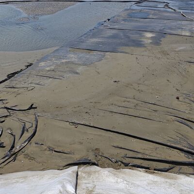 Tubos de deshidratación de geotextiles tejidos de alta resistencia para proyectos de deshidratación de lodos industriales