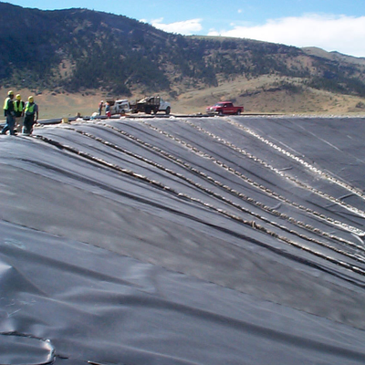 Revestimiento impermeable para estanques de geomembrana HDPE para acuicultura comercial de peces y camarones
