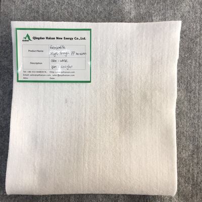 Tela geotextil no tejida de fibra corta permeable para jardín de techo y drenaje de paisaje