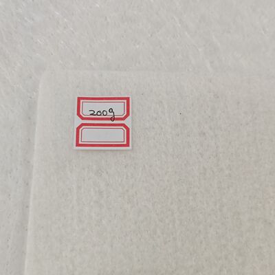 Tela geotextil no tejida de fibra corta permeable para jardín de techo y drenaje de paisaje