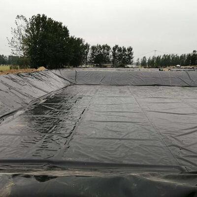 Revestimiento hermético de geomembrana de HDPE para cubierta de digestor de biogás agrícola