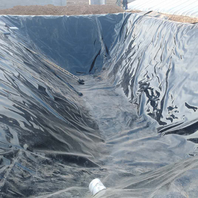 Revestimiento hermético de geomembrana de HDPE para cubierta de digestor de biogás agrícola