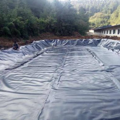 Revestimiento de geomembrana de HDPE de cisterna de recolección de agua de lluvia para almacenamiento subterráneo de retención