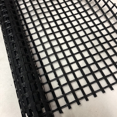 120kn el ANIMAL DOMÉSTICO Geogrid deforma el PVC de la capa del poliéster del refuerzo de la cuesta que hace punto