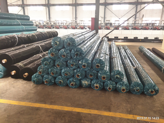 10% de alargamiento Tejido de tejido geotextil PET / PP Perfect Fit Poliéster / Polipropileno