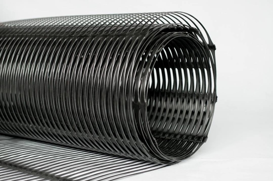 Malla plástica unidireccionaa de Geogrid