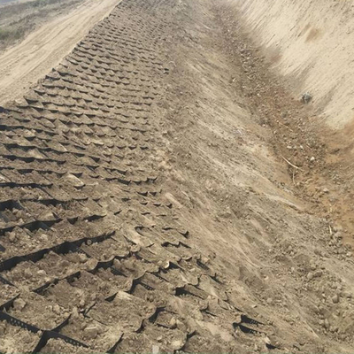 control de la erosión de Geocell de la protección de la cuesta de 250m m para la construcción de carreteras