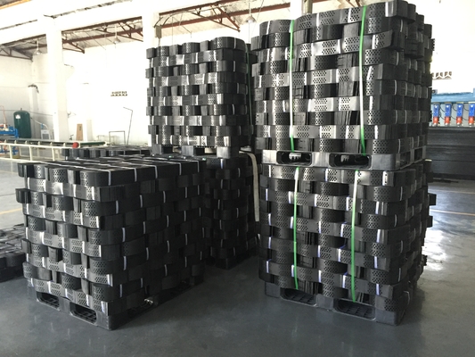 Texturizado y perforado cubra con grava el HDPE Geocell de la rejilla para la construcción de carreteras