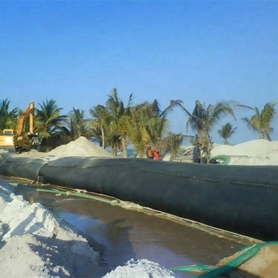 Control de inundaciones de desecación de la restauración de la línea de la playa de los tubos del geotextil del barro