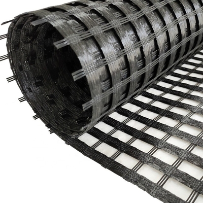 Materia prima de la fibra de vidrio del CE del terraplén favorable auto-adhesivo de Geogrid