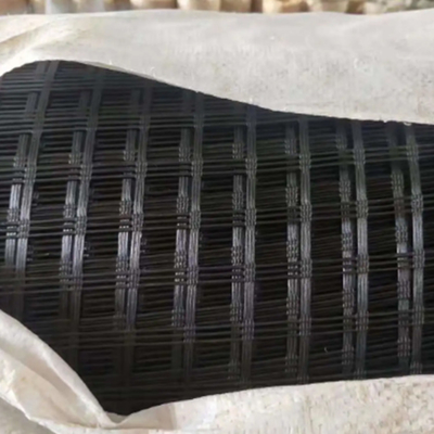 Refuerzo plástico flexible de Geogrid Mesh For Road Asphalt Layer de poliéster