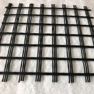 Refuerzo plástico flexible de Geogrid Mesh For Road Asphalt Layer de poliéster