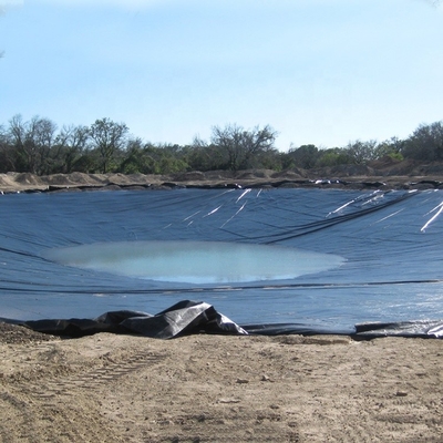 Superficie 3m m lisa larga de la hoja el 100m del PVC Geomembrane de la granja de la gamba del camarón